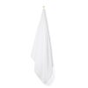 Towel Set with Piping - White