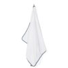 Towel Set with Piping - White / Navy