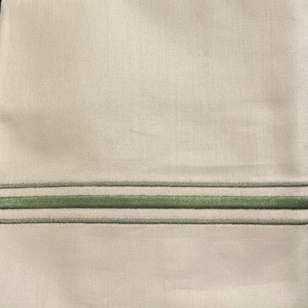 Double Sheet Set 3 Lines XL - Stone / Olive - Green