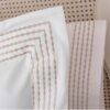 Double Sheet Set 5 Lines - White / Charcoal