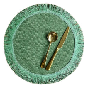 Fringe Placemat - Green