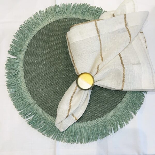Fringe Placemat - Green