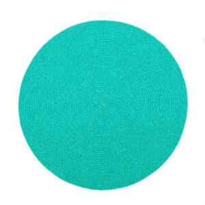 Beaded Placemat - Turquoise