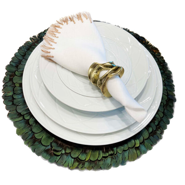 Feather Placemat - Green