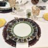Feather Placemat - Brown