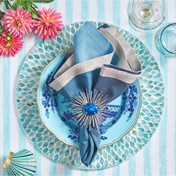 Shell Placemat - Blue