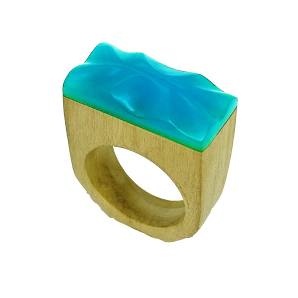 Turquoise Stone Napkin Ring