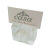 Place Card Holder Napkin Ring - Clear